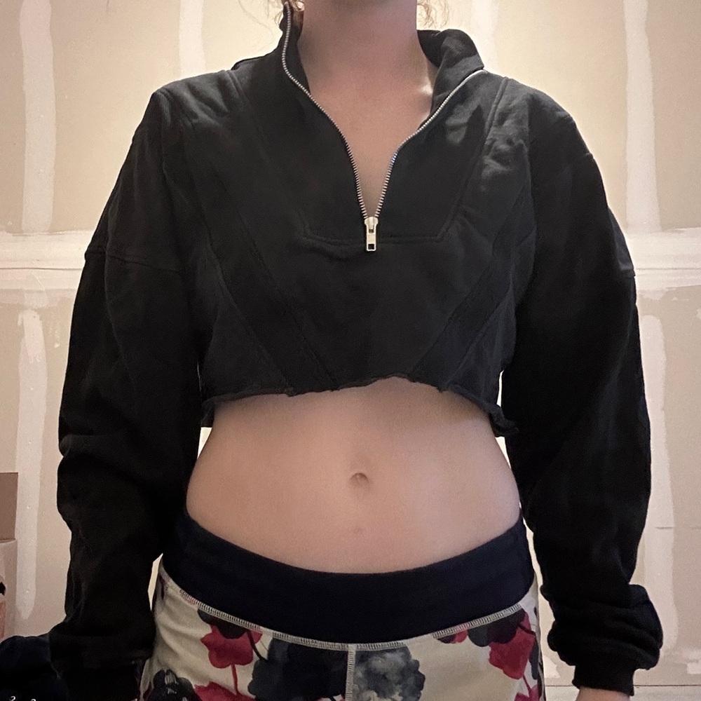 Bo+Tee cropped sweatshirt
